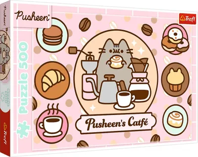 Image de PUZZLE 500 Pusheen dans un café 37528