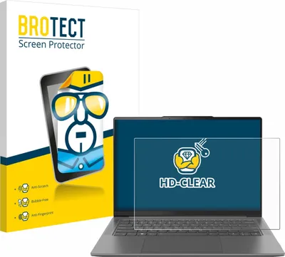 Produktbild von Für Lenovo Yoga Pro 7 Gen 8 14" Schutzfolie BROTECT Displayschutz Display Schutz Folie Klar Transparent