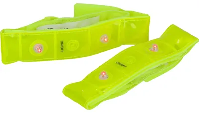 Immagine prodotto di Bracciale riflettente Endurance con 4 LED, colore giallo di sicurezza