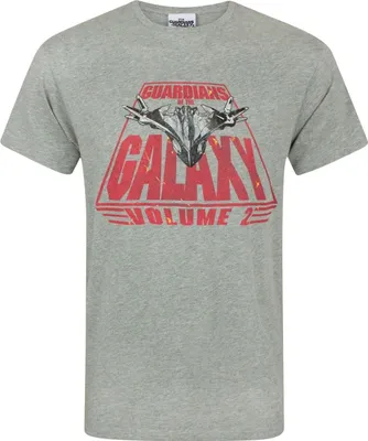 Productafbeelding van Guardians of the Galaxy heren T-shirt, Vol. 2, model NS4382 (maat M), grijs