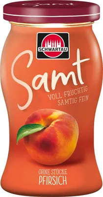 Produktbild von Schwartau Samt Pfirsich, 270g (MHD: 05.06.2026)