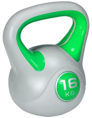 Produktbild von SPORTNOW 16 KG Kugelhantel Gewichtkugel für freies Gewichtstraining Grün