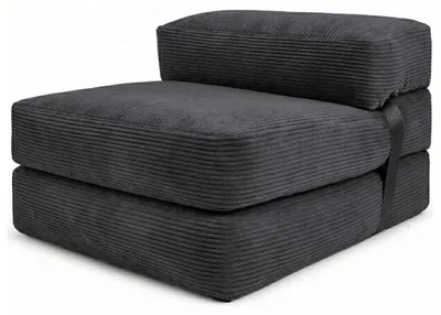 Immagine prodotto di Pouf letto sfoderabile 70x190 cm BANANAIR grigio scuro