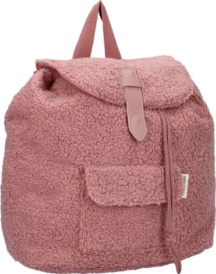 Productafbeelding van Kidzroom rugzak – Roze kinderrugzak van zachte teddy stof