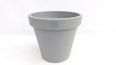 Produktbild von Pflanzkübel E&K, grau, rund Ø 80 cm, Pflanztopf Blumentopf Kübel XXL groß