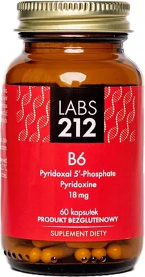 Obrázek produktu pro Labs212 vitamin B6 Pyridoxal 5 phosphate 60 kapslí BI6548