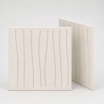 Produktbild von STYLER Akustikpaneel 2x60x60 cm geometrisches Linienmotiv modernes Wandpaneel Schalldämmung Wanddekoration für Büro Wohnzimmer LINES