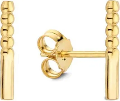 Produktbild von Jackie Gold Jackie JKE22.252 Dames Oorstekers Goud - 8,7mm JKE22.252 Ohrstecker