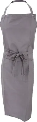 Produktbild von Jassz Bistro Unisex Arbeitsschürze / Schürze mit Brustlatz und Tasche BC2610 (Einheitsgröße) (Grau)