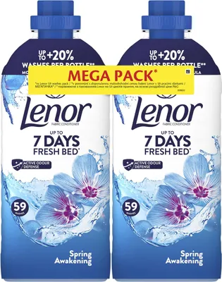 Produktbild von LENOR Frühlingserwachen 2× 1,239 l (118 praní)