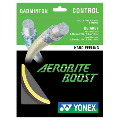Produktbild von Yonex Aerobite Boost 200 M Grey / Yellow 0.72 mm / 0.61 mm