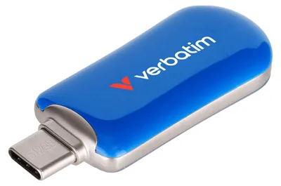 Produktbild von Verbatim Plectra Blue 512GB USB-C Flash Drive 30235