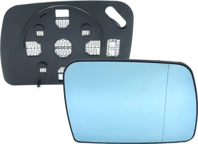 Produktbild von Spiegelglas Spiegel Außenspiegel Glas Rechts beheizt blau passend für BMW X5 E53