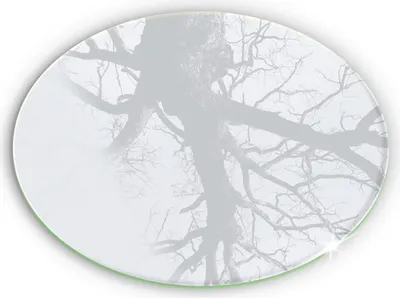 Produktbild von Grabkerzen Kerzen Untersetzer Glas Gummifüße - 40 cm - Weiße Farbe