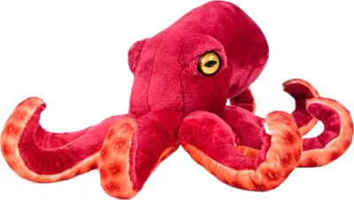 Produktbild von Kuscheltier Oktopus 26 cm rot/orange Plüschoktopus
