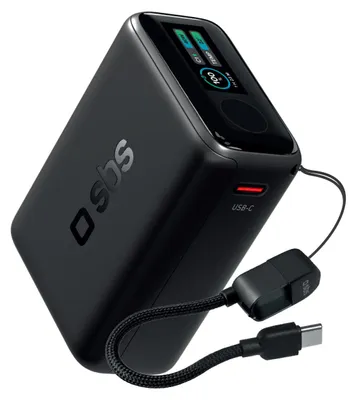 Immagine prodotto di SBS Power Bank 10000 Mah 40W PD Con Display Smart