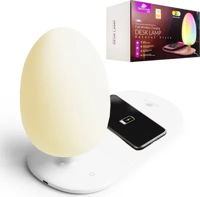 Produktbild von Multifunktionale kompakte Nachtlampe mit USB-C SR301 Schnell-Induktionsladegerät