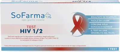 Immagine prodotto di Test Autodiagnostico Hiv 1/2 Sofarmapiu'