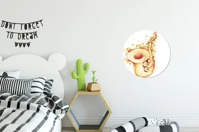 Produktbild von MuchoWow® - Schlafzimmer - Bilder - Der Kreis - Kunst für die Wohnung - Plastik - Kunstdruck - Wandbild