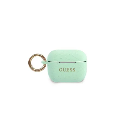 Obrázek produktu pro Kryt GUESS Silicone Glitter Green, pro Apple AirPods Pro, GUACAPSILGLGN, blistr (GUACAPSILGLGN)