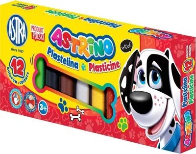 Immagine prodotto di Plastilina 12 colori Astrino