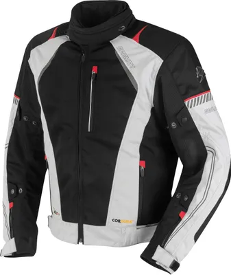 Produktbild von Germot X-Air Evo Pro Motorrad Textiljacke, hellgrau/schwarz, M
