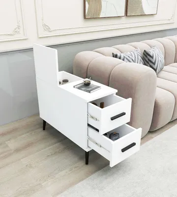 Obrázok produktu pre Skye Decor, Príru?ný stolík - Iceland (biela)