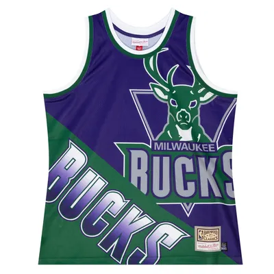 Produktbild von Milwaukee Bucks NBA Mitchell & Ness Big Face Fashion 5.0 Tank Top-L