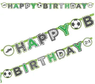 Image de Chaîne de fête 2m Happy Birthday