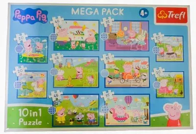 Produktbild von Trefl 10-in-1 Peppa Wutz Puzzle Kinder