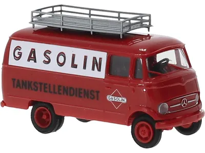 Immagine prodotto di Modellino Mercedes L 319 furgone, servizio di rifornimento benzina, 1956.