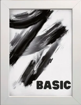 Produktbild von MDF BASIC Bilderrahmen 21x29,7 cm weiß 1 Stück.