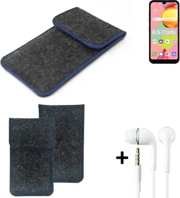 Produktbild von K-S-Trade Handy Schutz Hülle kompatibel mit LG Electronics Risio 4 Schutzhülle Handyhülle Filztasche Pouch Tasche Case Sleeve Filzhülle