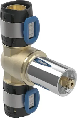 Produktbild von Geberit GE FlowFit, UP Kugelhahn, SiBr, d16mm, ohne Sichtteile, 1 Stk.
