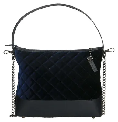 Productafbeelding van Handtas voor dames, gemaakt in Italië, model Nocturne, met "Sauvage" leer