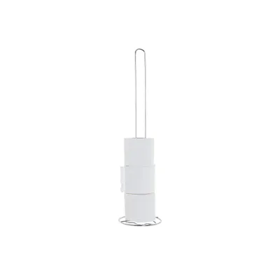 Produktbild von Items Toilettenpapierhalter - Silber - Blumenmuster - 55 cm