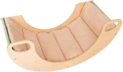 Produktbild von Kinder-Kuscheldecke für Schaukelstuhl Beige | Kuscheldecke Schaukelstuhl-Kind | Kinderdecke für Schaukelstuhl