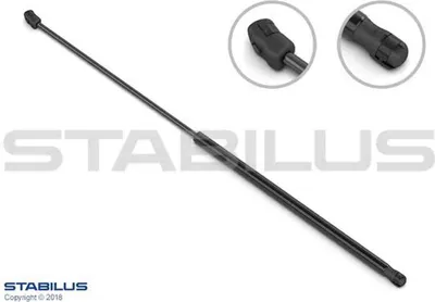 Produktbild von 2X Stabilus Heckklappendämpfer Gasfeder Heckklappe Kofferraum 023967