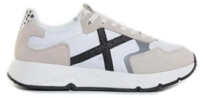 Image de Baskets Munich pour femme, modèle 4191006 Mamba 06, couleur blanc et noir