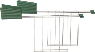 Produktbild von Alessi Toastklammern für den Plissé-Toaster - grün - Michele de Lucchi - MDL08RA GR