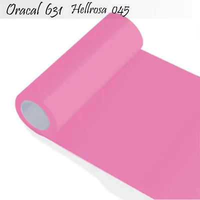 Produktbild von Oracal 631 - Orafol matt - Plotterfolie - für Küchenschränke und Dekoration Folie 10m (Laufmeter) Rolle - 31,5 cm Folienhöhe - 45-hellrosa + GRATIS ein Schmetterlingsset W400 von Indigos UG