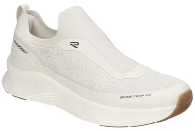 Produktbild von American Club RH180, Herren Slip On Sneaker Memory Foam System, leicht atmungsaktiv weißer Boden, Beige 45