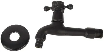 Image de Robinet monté au mur au design ergonomique - Raccord G1/2 pouce