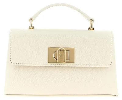 Image de Furla sac bandoulière en cuir blanc