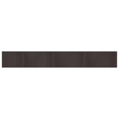 Immagine prodotto di vidaXL Tappeto rettangolare marrone scuro 70x500 cm Bamboo