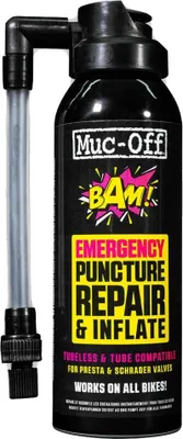 Produktbild von Muc Off Bam Inflate And Repair Tubeless Dichtmittel 125ml Schwarz  Schwarz One Size