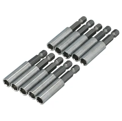 Produktbild von 10x Bitverlängerung 60 mm Bithalter Aufsatz Bit Halterung Verlängerung Aufnahme