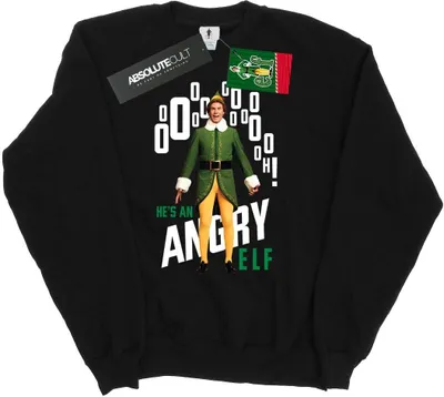 Produktbild von Elf - "Angry Elf" Sweatshirt für Herren BI22078 (3XL) (Schwarz)