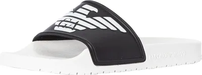 Produktbild von Emporio Armani Beachwear Herren Slip-on Flip-Flops weiß und schwarz 43