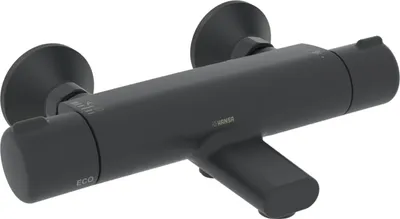 Produktbild von Hansa Wannenfüll und Brausebatterie HANSAMICRA Ausladung 159 mm DN15 Matt-Schwarz, 5816217133